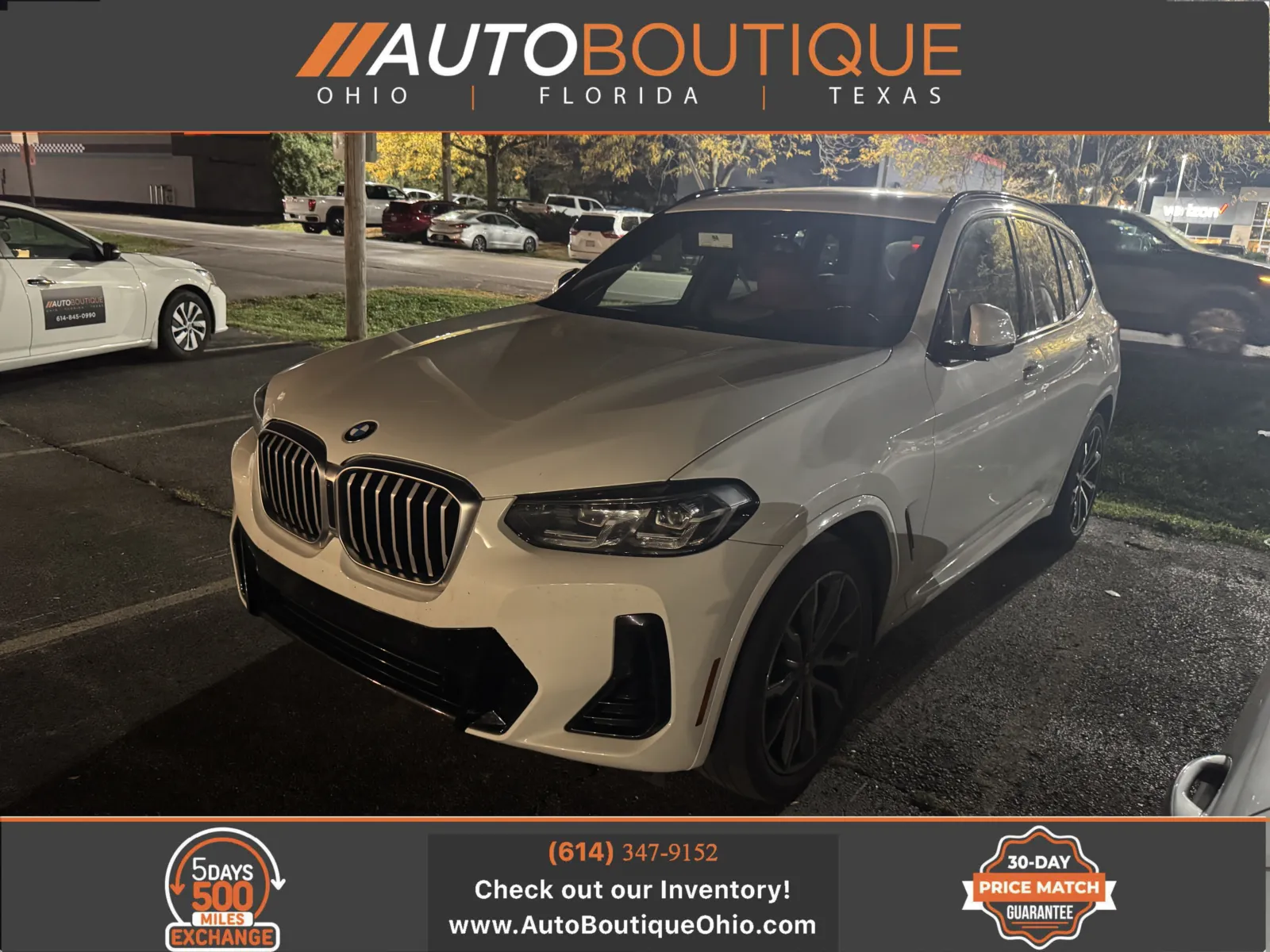 White 2022 BMW X3 xDrive30i for sale in Columbus, OH