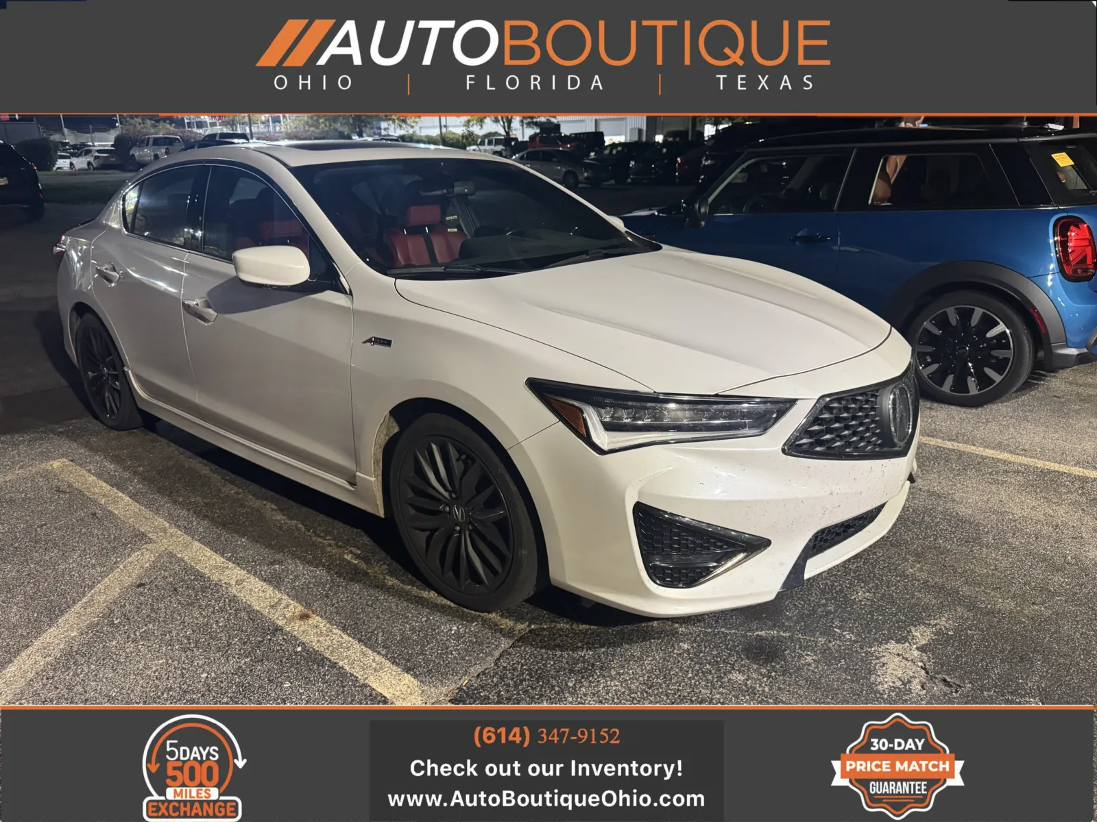 White 2022 Acura ILX w/Premium/A-SPEC Package for sale in Columbus, OH