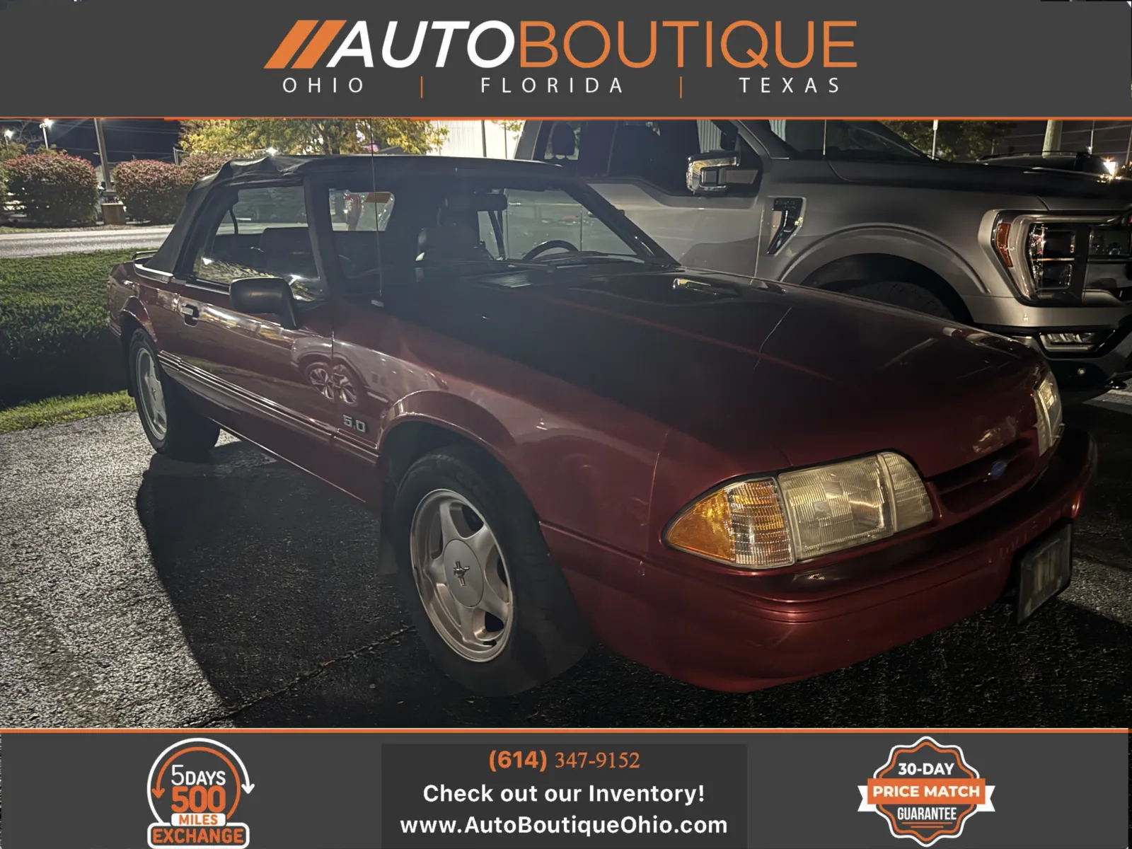 Red 1992 Ford Mustang LX Sport for sale in Columbus, OH