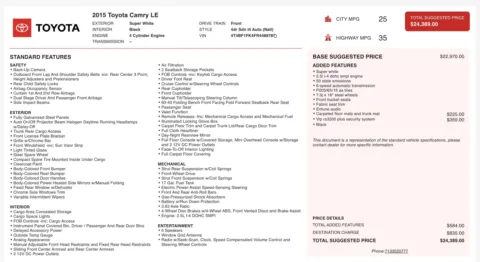 More photos of 2015 Toyota Camry LE at Auto Boutique Ohio, OH