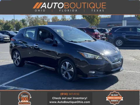 Black 2020 Nissan LEAF SL PLUS for sale in Columbus, OH