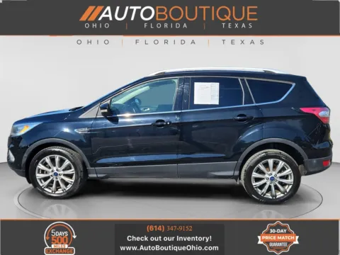 Black 2017 Ford Escape Titanium for sale in Columbus, OH