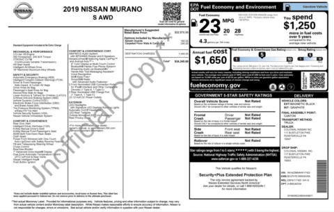 Photos of 2019 Nissan Murano S for sale in Columbus, OH at Auto Boutique Ohio