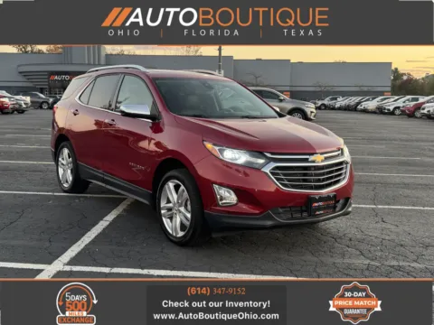 Red 2018 Chevrolet Equinox Premier for sale in Columbus, OH