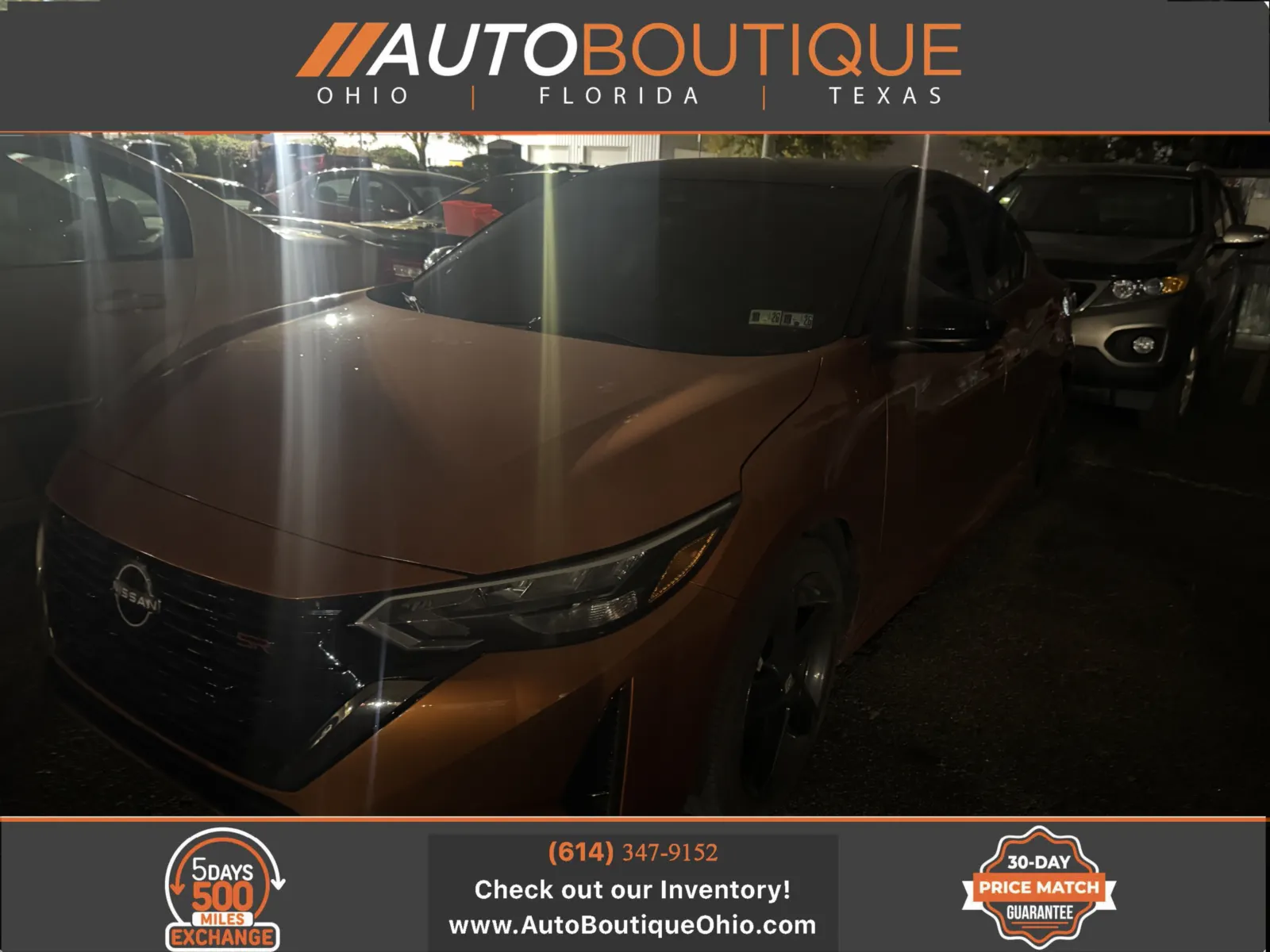 Orange 2024 Nissan Sentra SR for sale in Columbus, OH
