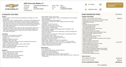More photos of 2005 Chevrolet Malibu LT at Auto Boutique Ohio, OH
