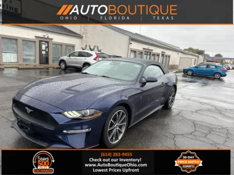 Blue 2019 Ford Mustang EcoBoost Premium for sale in Columbus, OH