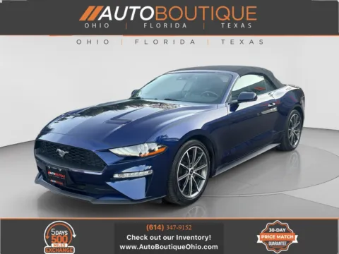 Blue 2019 Ford Mustang EcoBoost Premium for sale in Columbus, OH