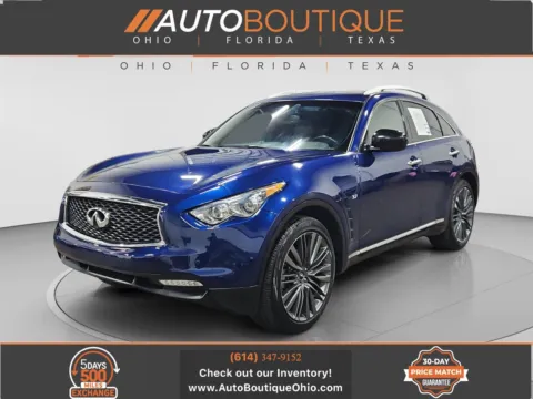 Blue 2017 INFINITI QX70 for sale in Columbus, OH