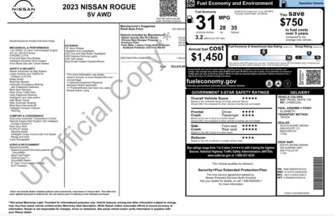 Photos of 2023 Nissan Rogue SV for sale in Columbus, OH at Auto Boutique Ohio