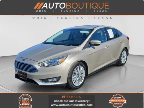 Black 2017 Ford Focus Titanium for sale in Columbus, OH