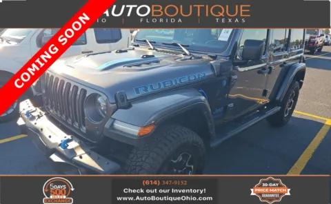 Gray 2021 Jeep Wrangler 4xe Unlimited Rubicon for sale in Columbus, OH