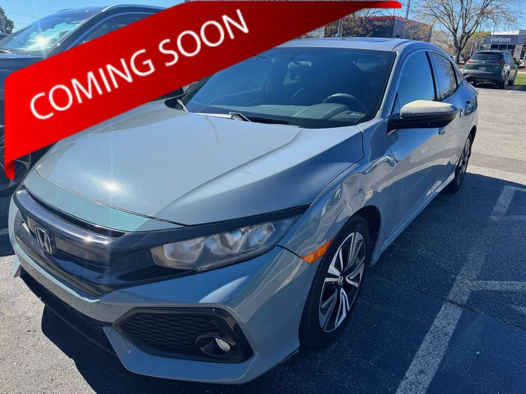 Gray 2017 Honda Civic Hatchback EX for sale in Columbus, OH