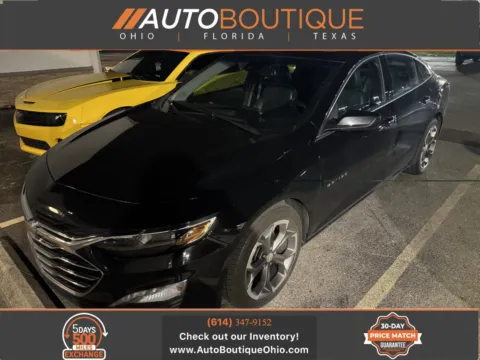Black 2022 Chevrolet Malibu LT for sale in Columbus, OH