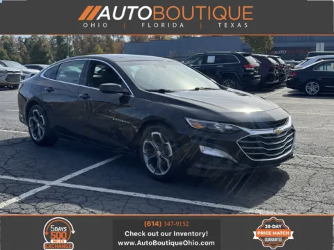 Black 2022 Chevrolet Malibu LT for sale in Columbus, OH