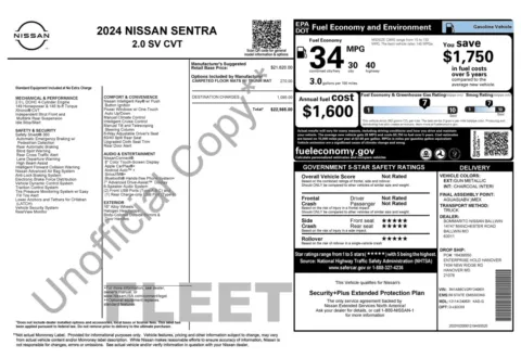 Photos of 2024 Nissan Sentra SV for sale in Columbus, OH at Auto Boutique Ohio