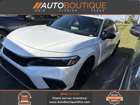 White 2022 Honda Civic Hatchback Sport for sale in Columbus, OH