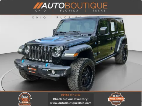 Black 2023 Jeep Wrangler 4xe Rubicon for sale in Columbus, OH