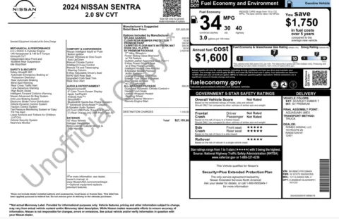 Photos of 2024 Nissan Sentra SV for sale in Columbus, OH at Auto Boutique Ohio