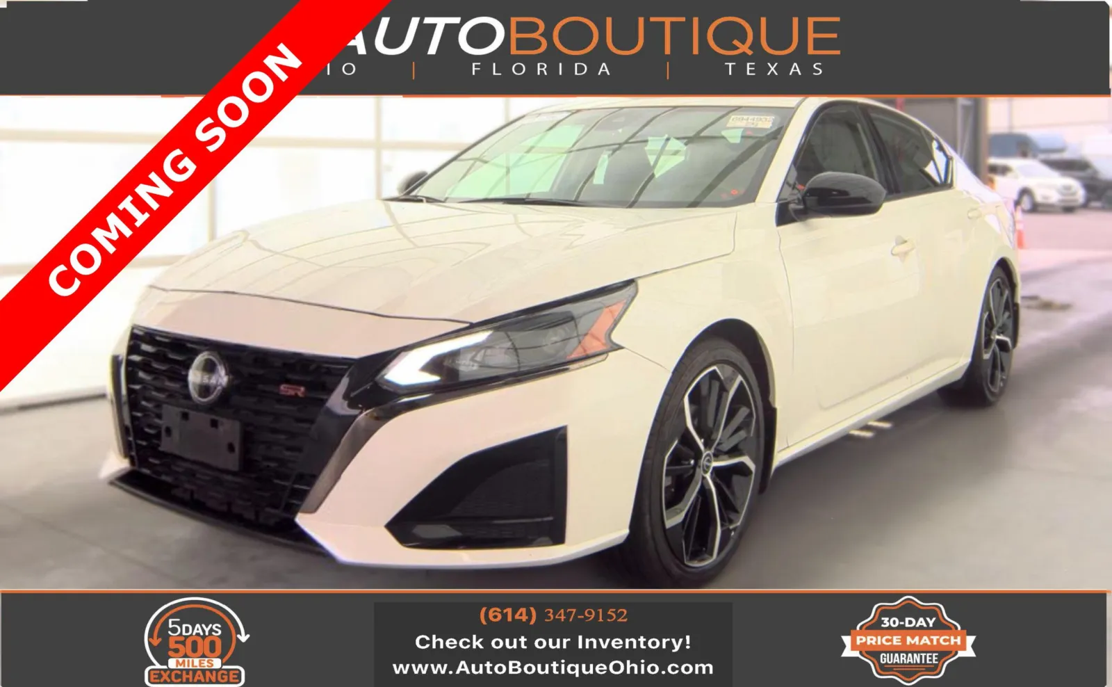 White 2024 Nissan Altima 2.5 SR for sale in Columbus, OH