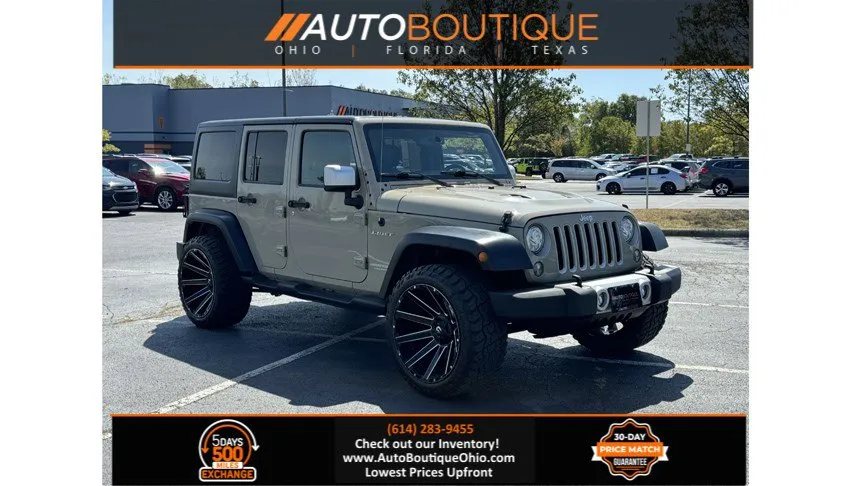 2017 Jeep Wrangler Unlimited Chief Edition for sale in Columbus, OH