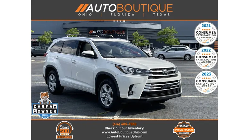2019 Toyota Highlander Limited Platinum for sale in Columbus, OH