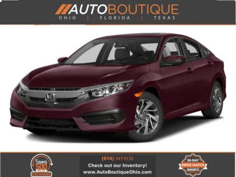 Blue 2016 Honda Civic Sedan EX for sale in Columbus, OH