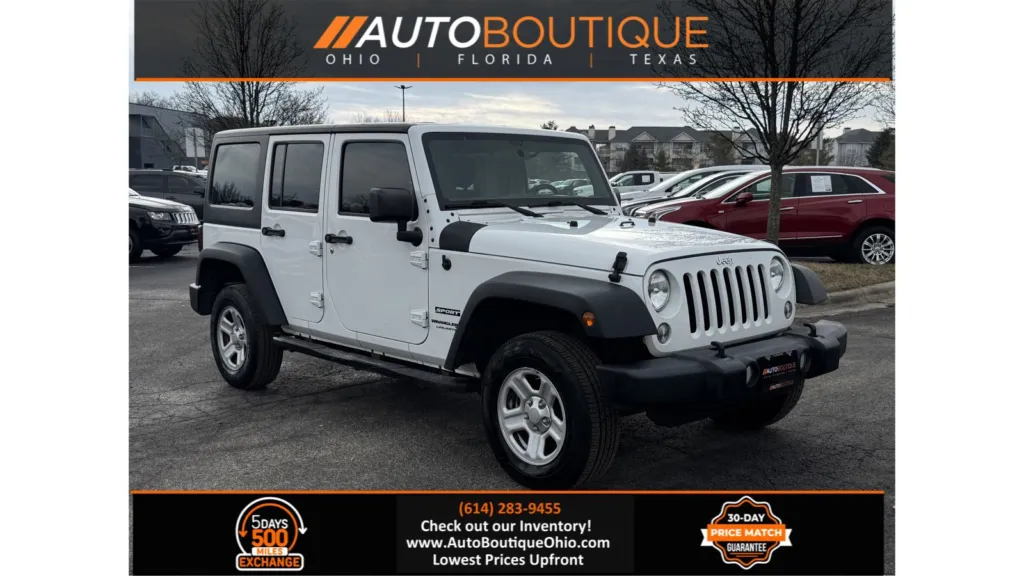 2018 Jeep Wrangler JK Unlimited Sport for sale in Columbus, OH