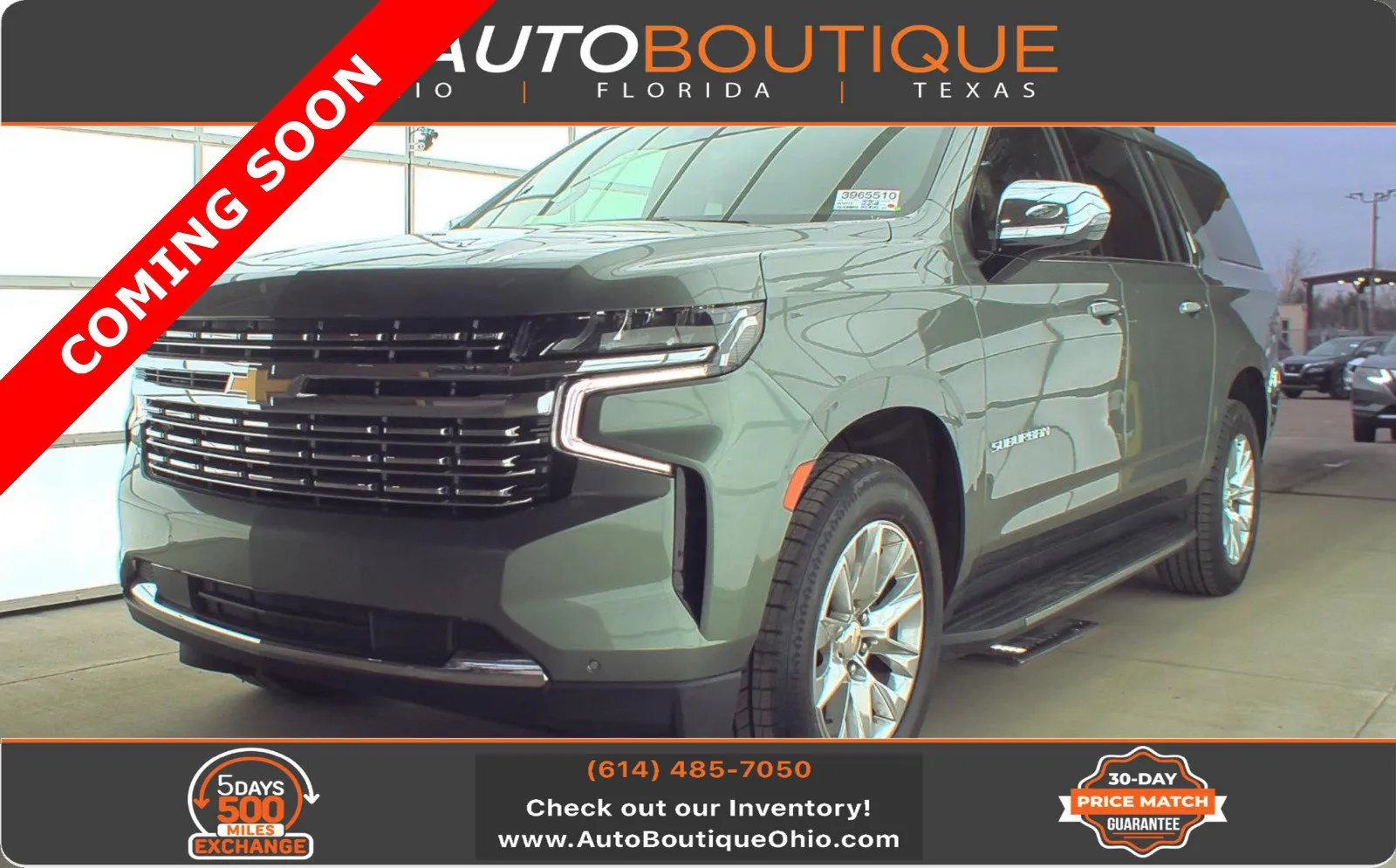 Silver 2023 Chevrolet Suburban Premier for sale in Columbus, OH