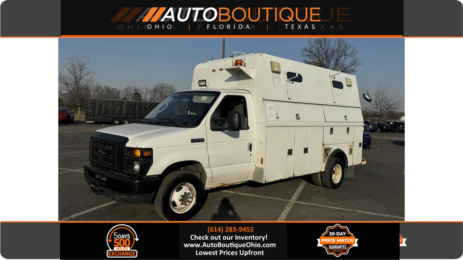 White 2010 Ford Econoline Commercial Cutaway E-450 SD for sale in Columbus, OH