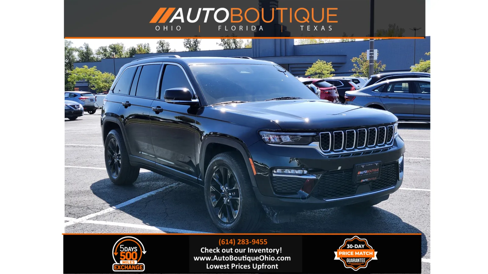 Black 2023 Jeep Grand Cherokee Limited for sale in Columbus, OH