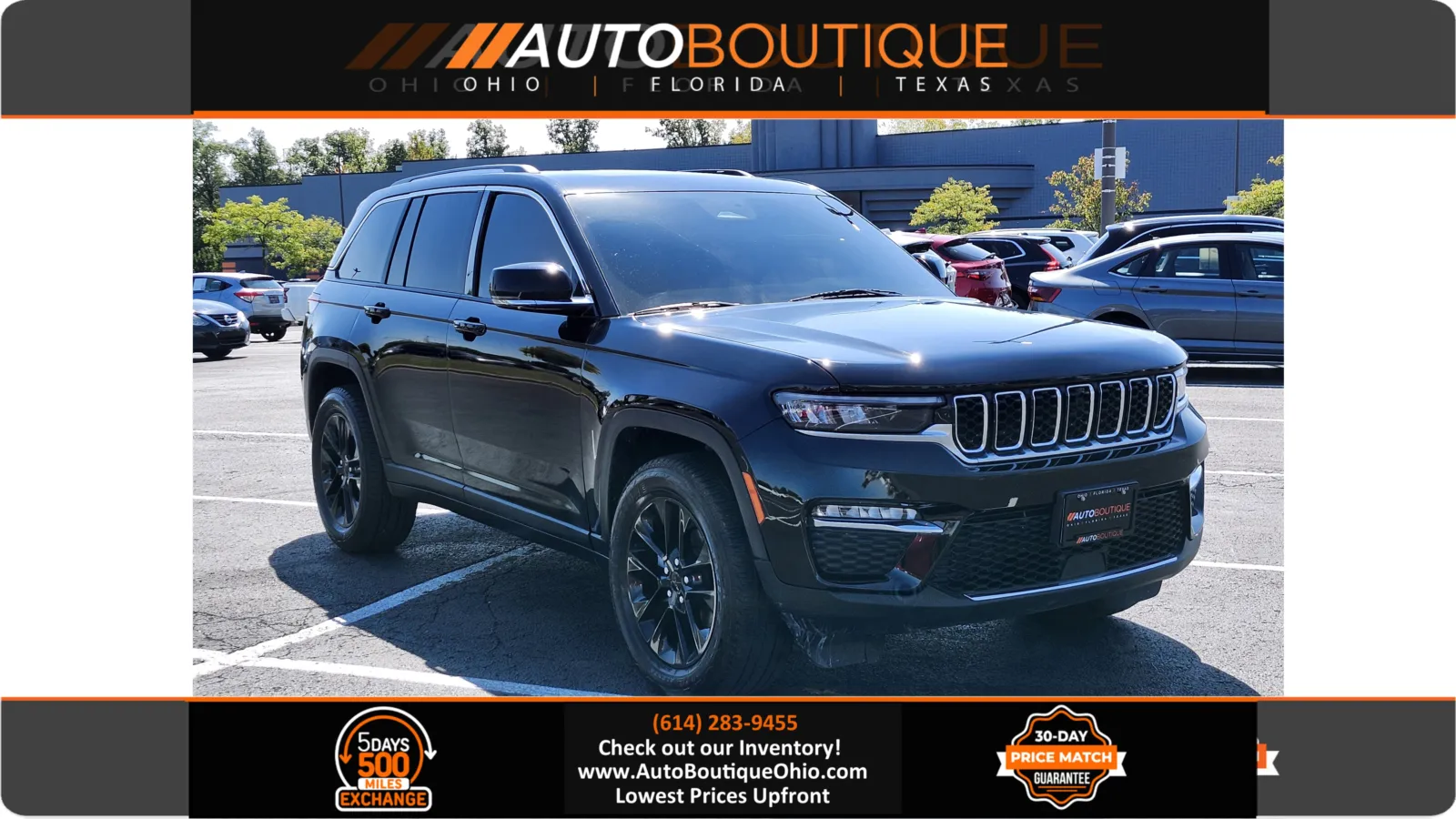 Black 2023 Jeep Grand Cherokee Limited for sale in Columbus, OH