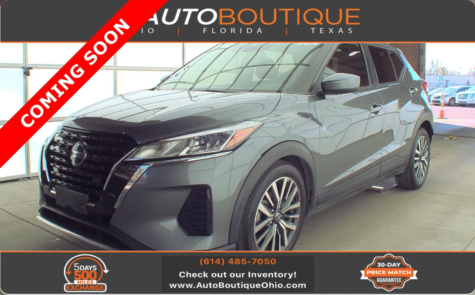 Gray 2021 Nissan Kicks SV for sale in Columbus, OH