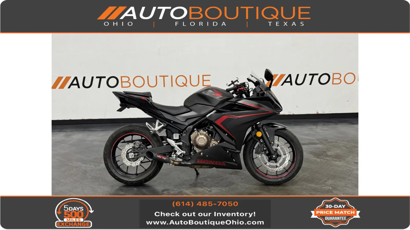 Black 2019 HONDA CBR 500R ABS for sale in Columbus, OH