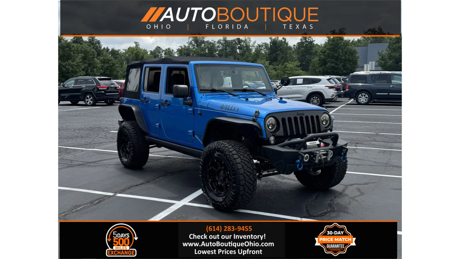 2016 Jeep Wrangler Unlimited Willys Wheeler for sale in Columbus, OH