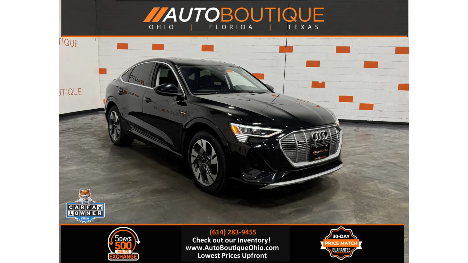 Black 2021 Audi e-tron Sportback Premium for sale in Columbus, OH