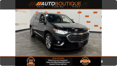 Black 2018 Chevrolet Traverse Premier for sale in Columbus, OH