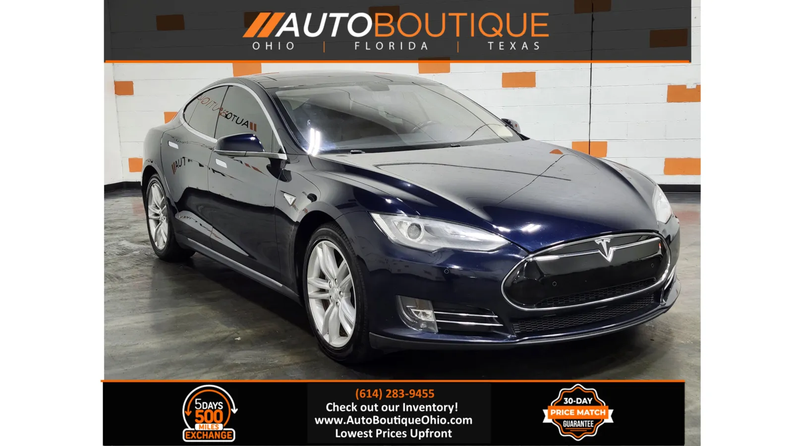 Black 2014 Tesla Model S P85 for sale in Columbus, OH