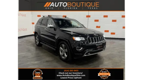 Black 2014 Jeep Grand Cherokee Overland for sale in Columbus, OH