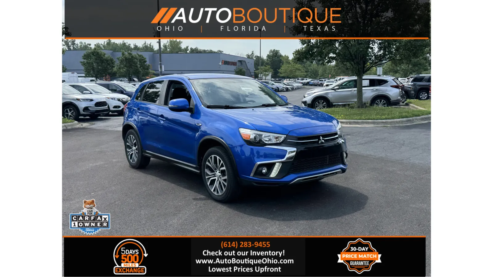 Blue 2019 Mitsubishi Outlander Sport SE 2.0 for sale in Columbus, OH