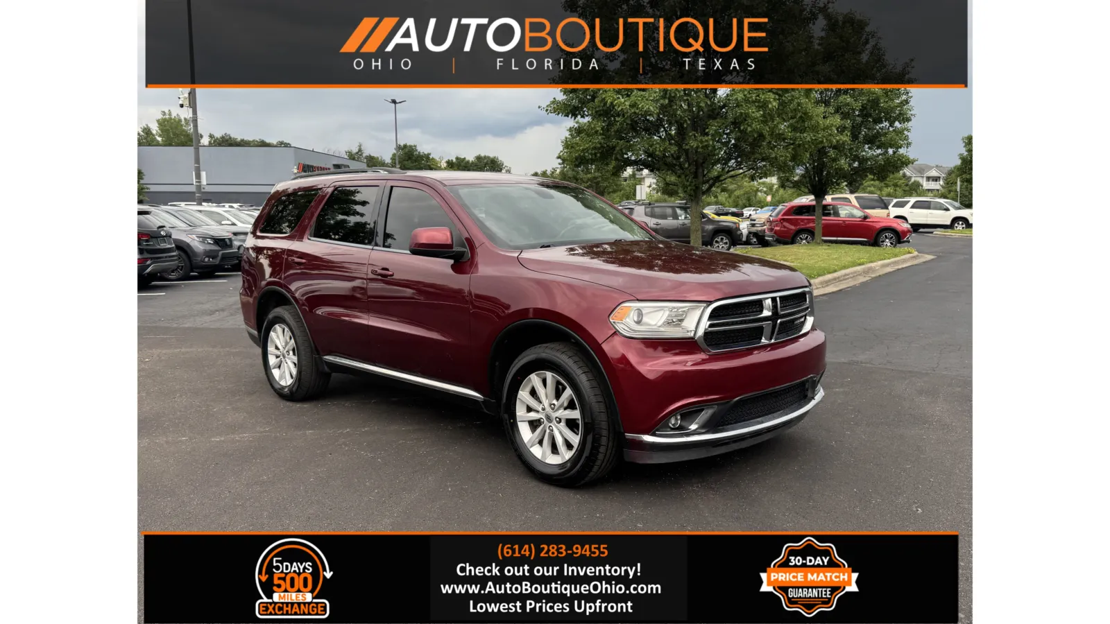 Red 2020 Dodge Durango SXT Plus for sale in Columbus, OH