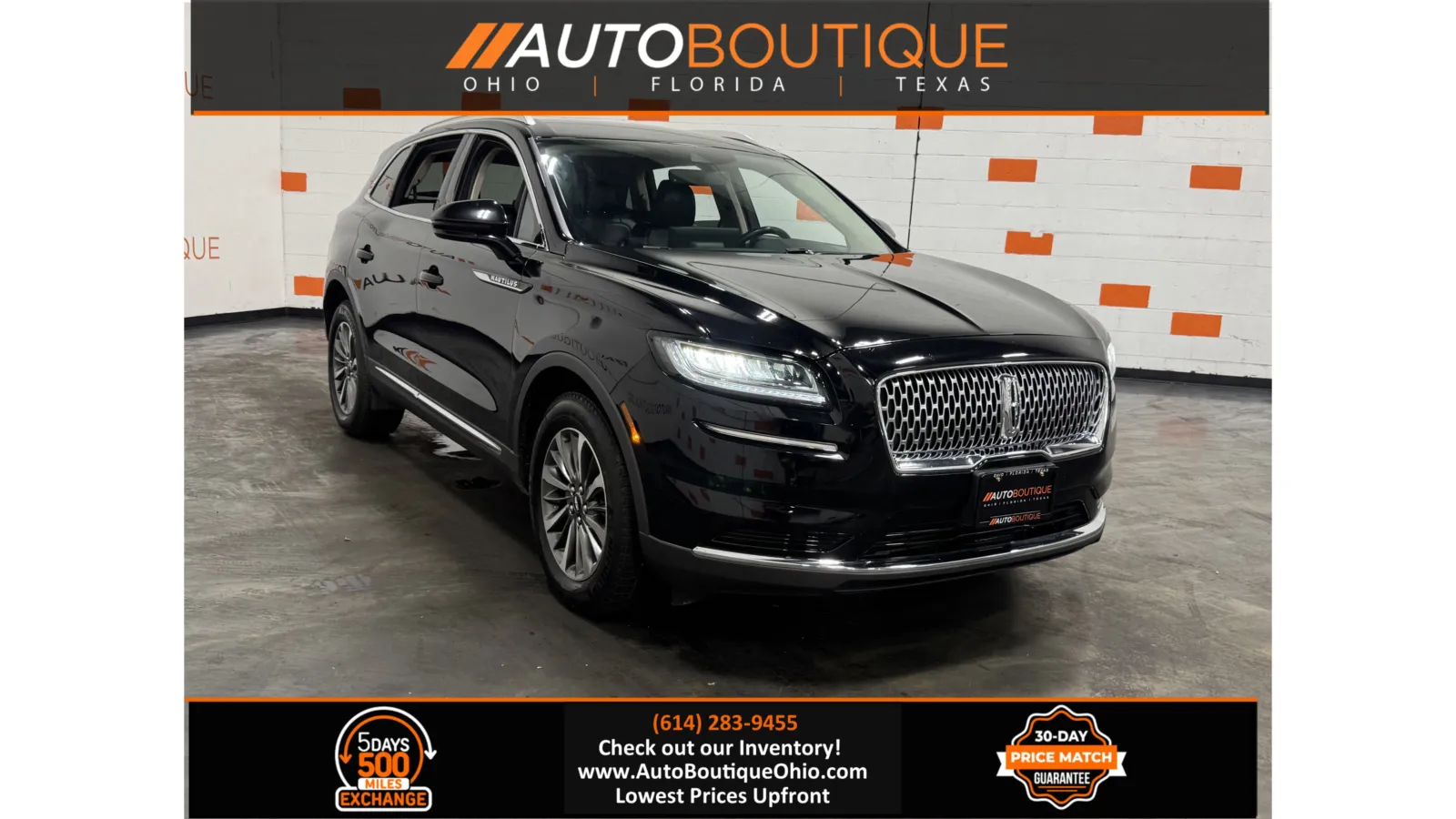 Black 2022 Lincoln Nautilus Standard for sale in Columbus, OH