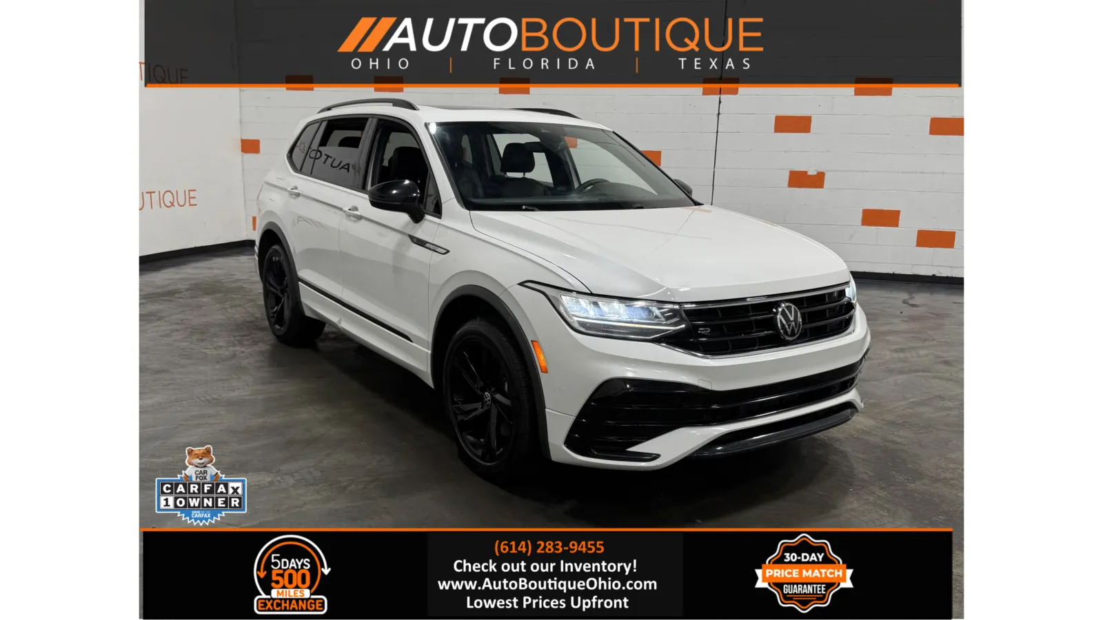 White 2023 Volkswagen Tiguan SE R-Line Black for sale in Columbus, OH