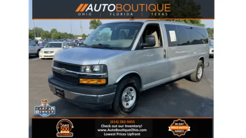Silver 2018 Chevrolet Express Passenger LT for sale in Columbus, OH
