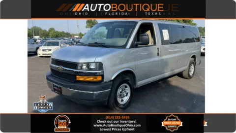 Silver 2018 Chevrolet Express Passenger LT for sale in Columbus, OH