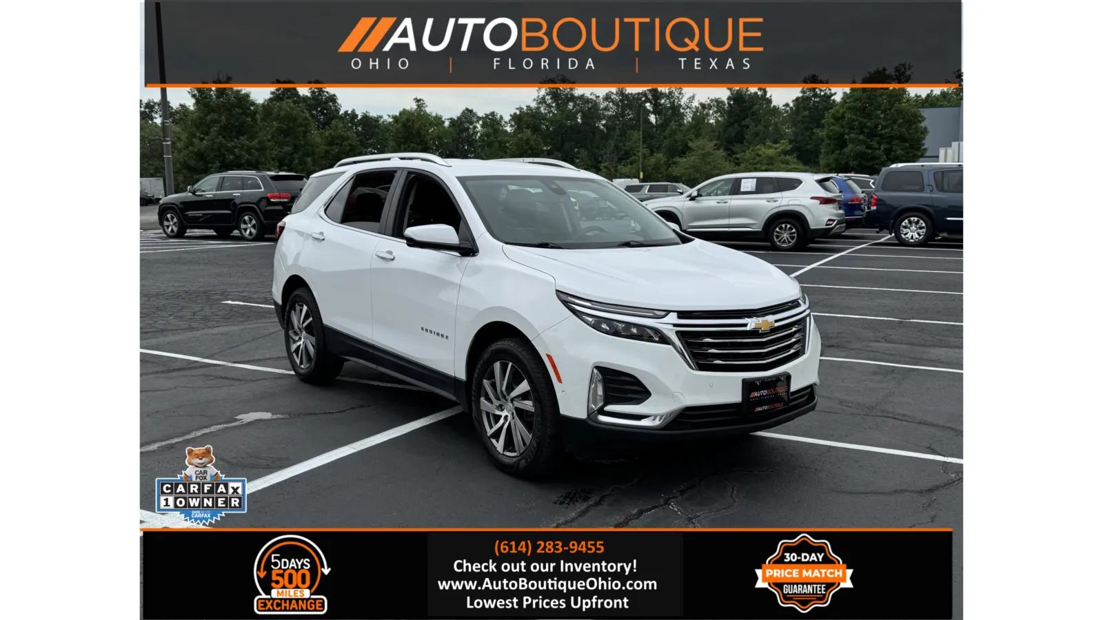 White 2023 Chevrolet Equinox Premier for sale in Columbus, OH