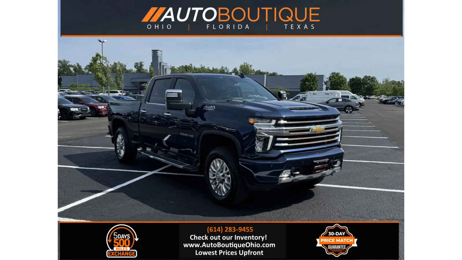 Blue 2022 Chevrolet Silverado 2500HD High Country for sale in Columbus, OH