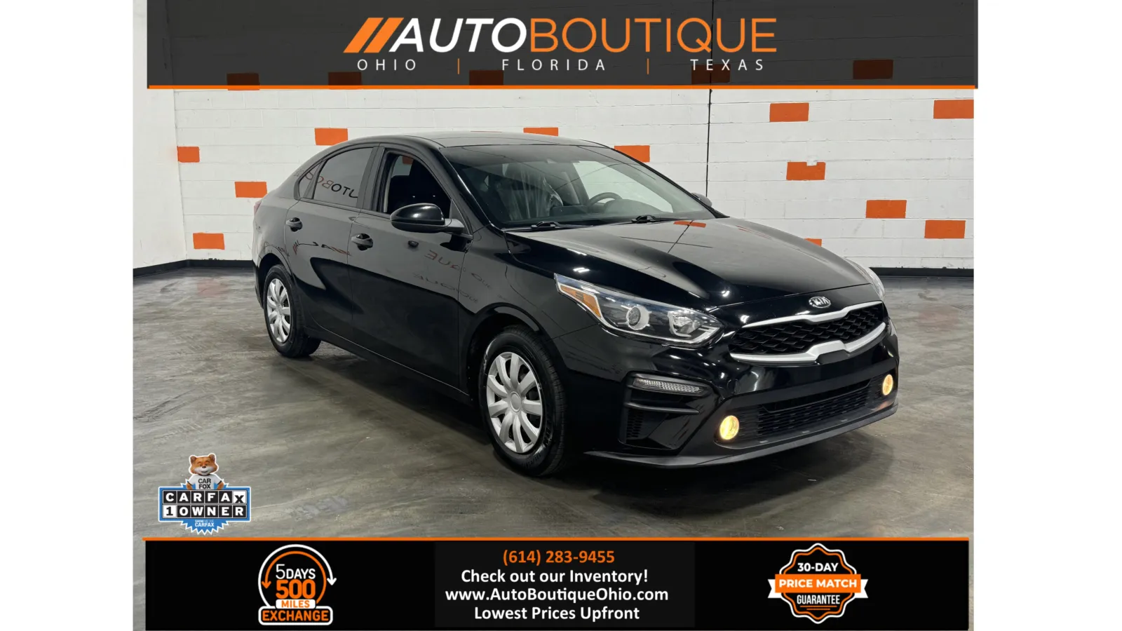 Black 2021 Kia Forte FE for sale in Columbus, OH