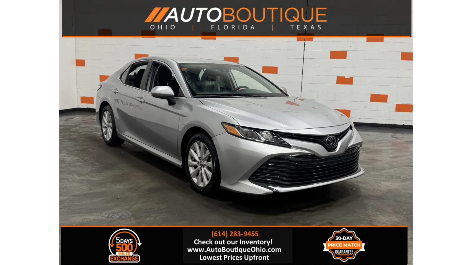 Silver 2020 Toyota Camry LE for sale in Columbus, OH