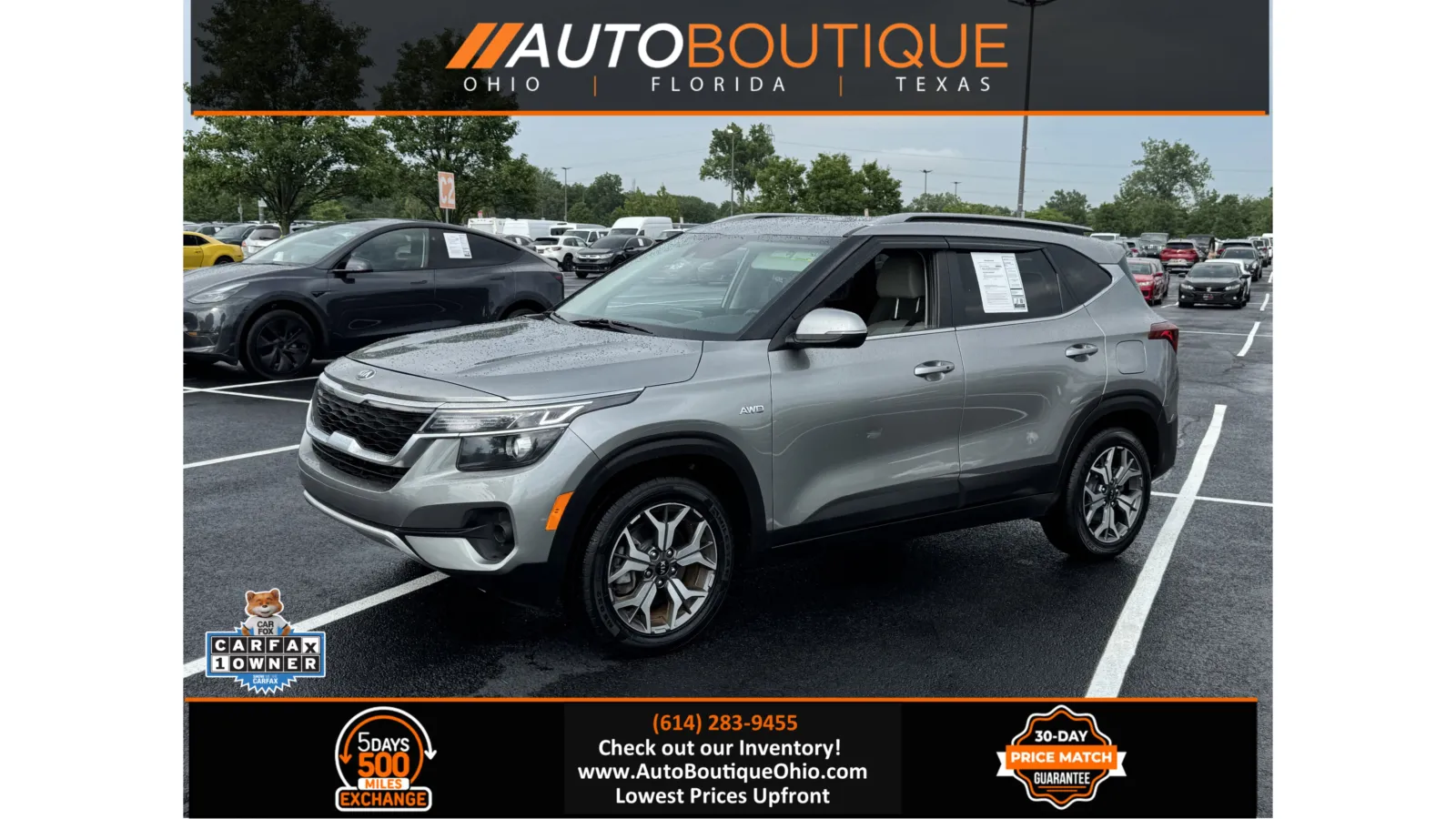 Gray 2021 Kia Seltos EX for sale in Columbus, OH